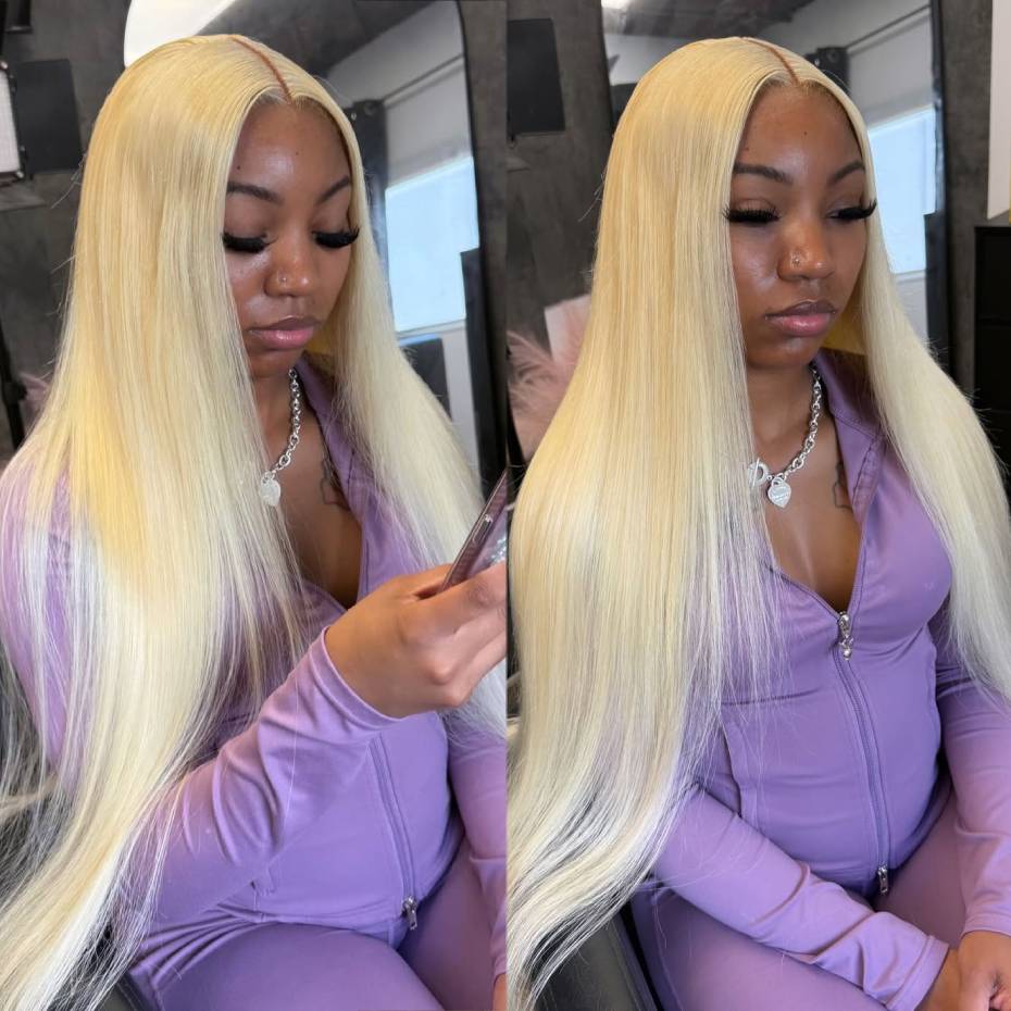 613 Blonde Body Wave Lace Front Wig - 250% Density 613 Blonde Color 13x6