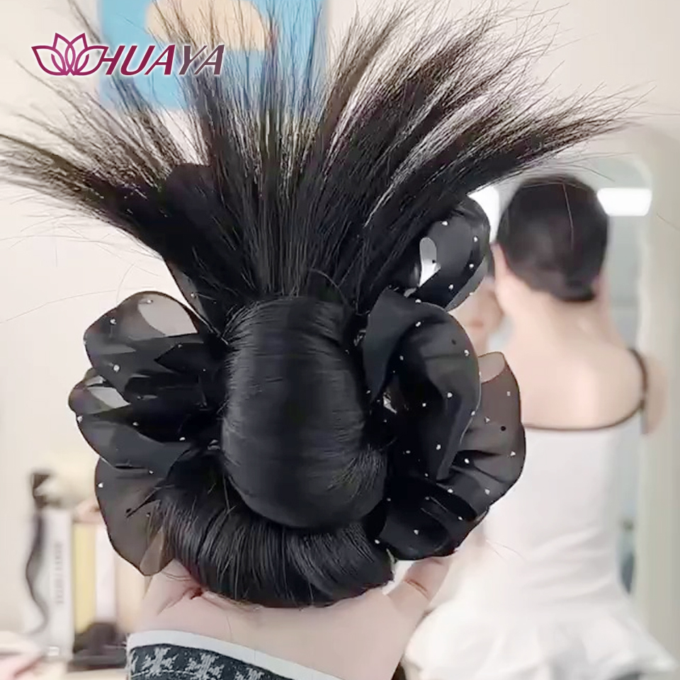 Synthetic Claw Clip Ponytail E - đánh giá và giá Claw Clip Messy Bun Hair Piece