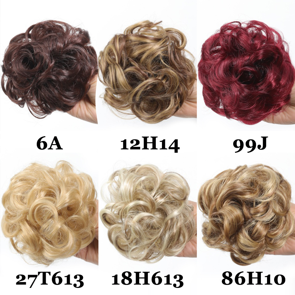 AOSIQUEE Synthetic Chignon Mes - đánh giá và giá Claw Clip Messy Bun Hair Piece