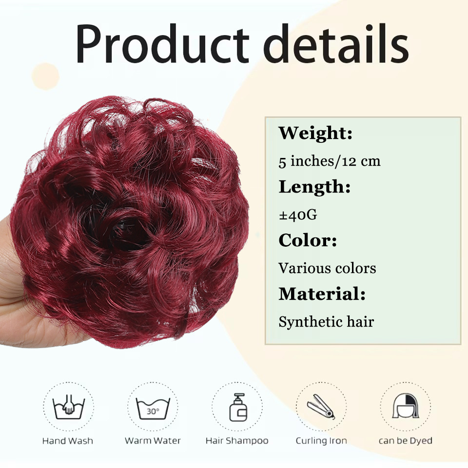 AOSIQUEE Synthetic Chignon Mes - đánh giá và giá Claw Clip Messy Bun Hair Piece