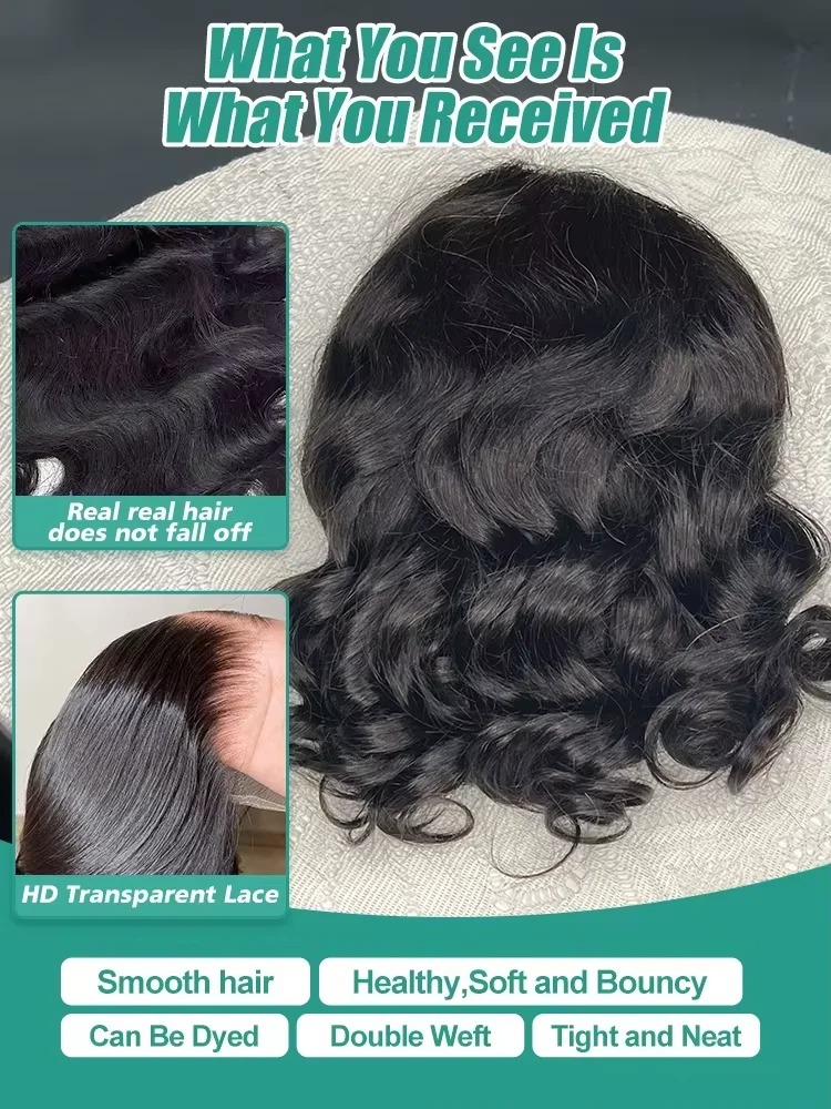 Body Wave Bob Wig Human Hair 1 - đánh giá và giá Glueless Wear And Go Human Hair Wig