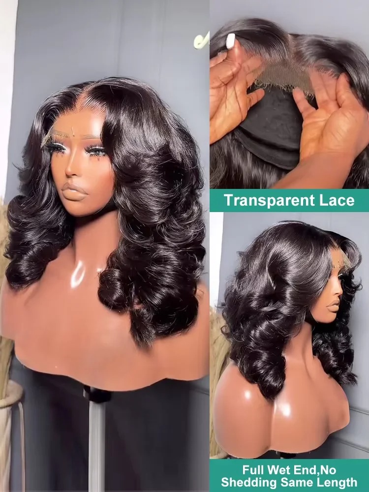 Body Wave Bob Wig Human Hair 1 - đánh giá và giá Glueless Wear And Go Human Hair Wig