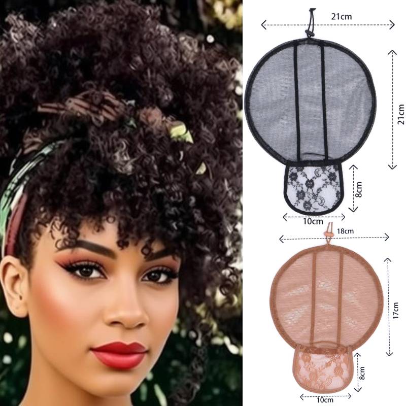 17cm Adjustable Drawstring Afr - đánh giá và giá Drawstring Afro Curly Puff Ponytail