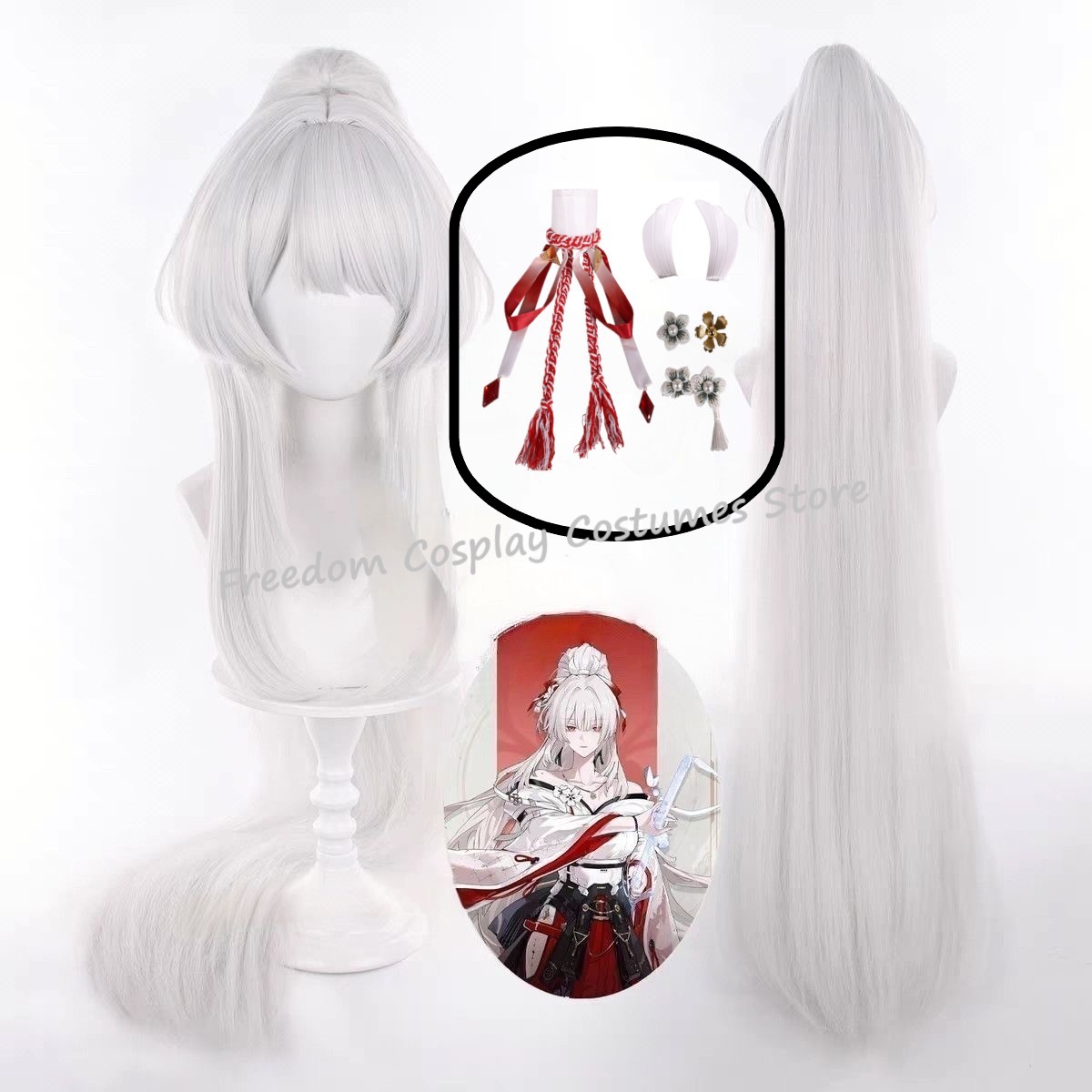 Game Wuthering Waves Hiyuki Co - đánh giá và giá Synthetic Wigs