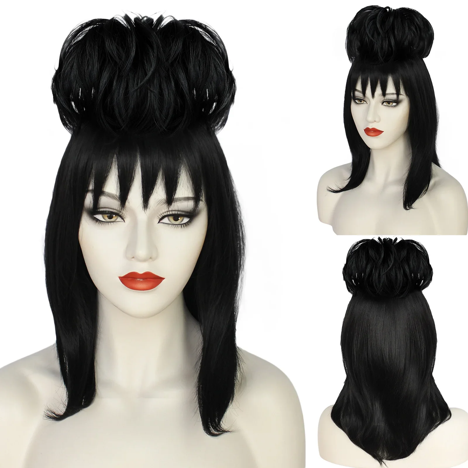Lydia Deetz Cosplay Wig Bride  - đánh giá và giá Synthetic Braided Wigs For Black Women
